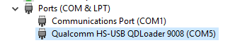 Qualcom HS-USB QDLoader