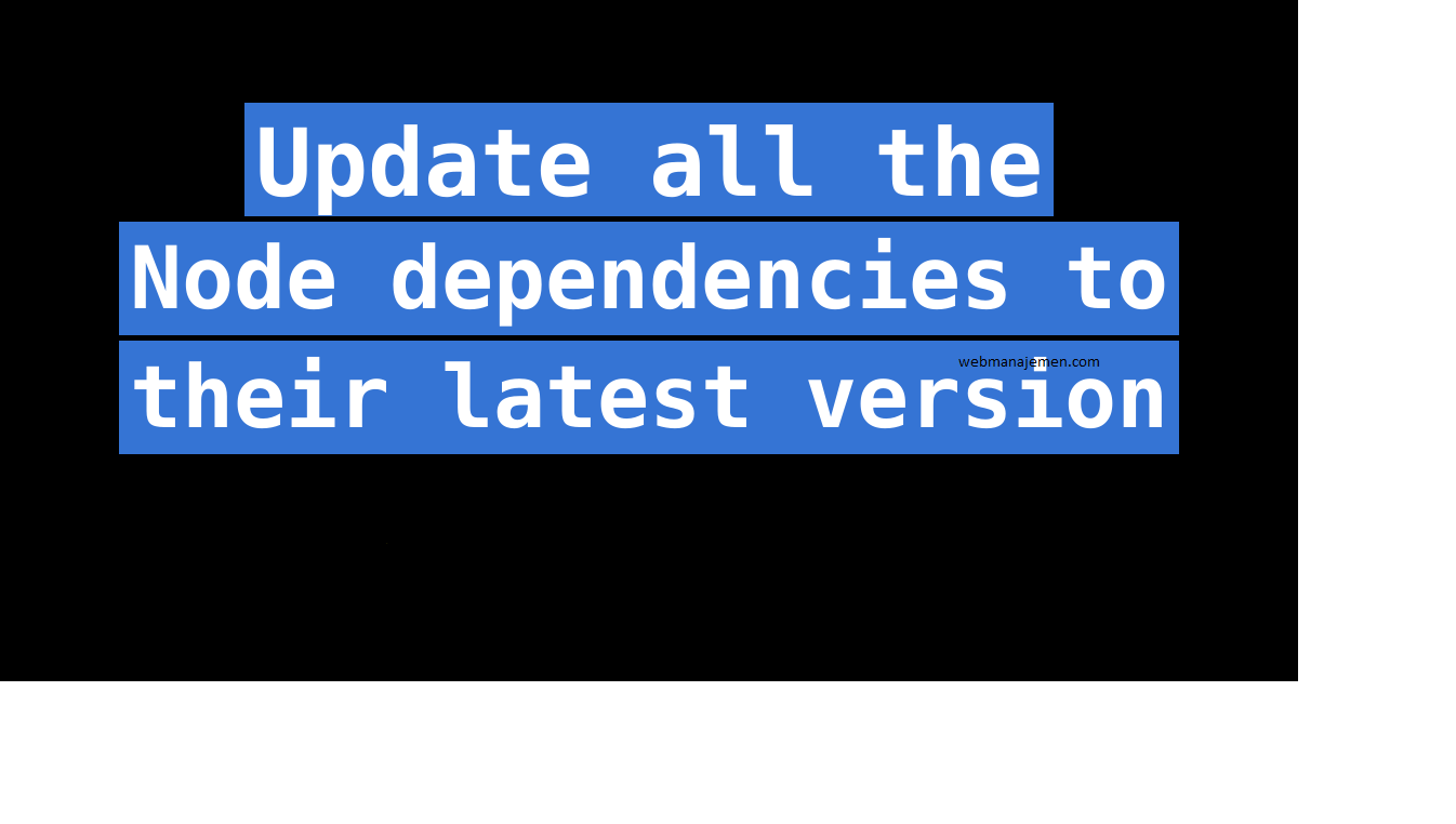 thumbnail Auto update NPM local and monorepo dependencies