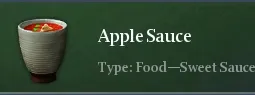 Recipe Apple Sauce | Chimeraland - /chimeraland/recipes/apple-sauce/apple-sauce-name.webp