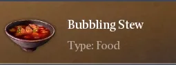 Recipe Bubbling Stew | Chimeraland - /chimeraland/recipes/bubbling-stew/bubbling-stew-name.webp