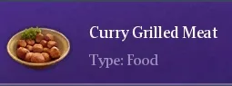 Recipe Curry Grilled Meat | Chimeraland - /chimeraland/recipes/curry-grilled-meat/curry-grilled-meat-name.webp