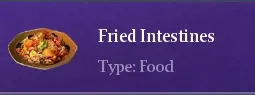 Recipe Fried Intestines | Chimeraland - /chimeraland/recipes/fried-intestines/fried-intestines-name.webp