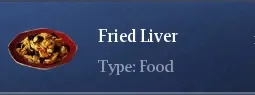 Recipe Fried Liver | Chimeraland - /chimeraland/recipes/fried-liver/fried-liver-name.webp