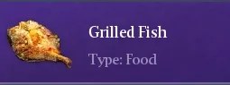 Recipe Grilled Fish | Chimeraland - /chimeraland/recipes/grilled-fish/grilled-fish-name.webp