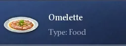 Recipe Omelette | Chimeraland - /chimeraland/recipes/omelette/omelette-name.webp