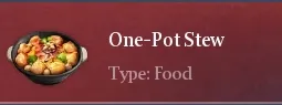 Recipe One-Pot Stew | Chimeraland - /chimeraland/recipes/one-pot-stew/one-pot-stew-name.webp
