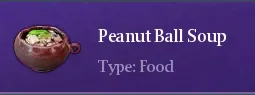 Recipe Peanut Ball Soup | Chimeraland - /chimeraland/recipes/peanut-ball-soup/peanut-ball-soup-name.webp