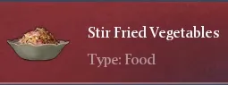 Recipe Stir Fried Vegetables | Chimeraland - /chimeraland/recipes/stir-fried-vegetables/stir-fried-vegetables-name.webp